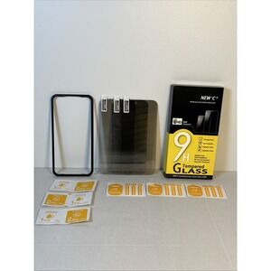 iPhone 16 Pro Privacy Screen‎ Protector 3x Front Tempered Glass 9H Smudge Proof